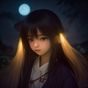 用户夜猫子_小白头像，简约风格